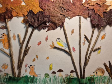 Maja Żero, „Jesień przyszła do lasu”, Szkoła Podstawowa nr 61 im. świętego Franciszka z Asyżu w Łodzi, 